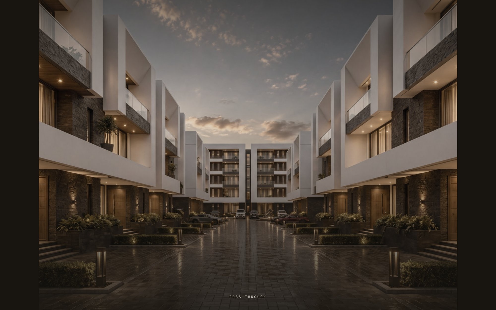 Smart Temple website — scrolled